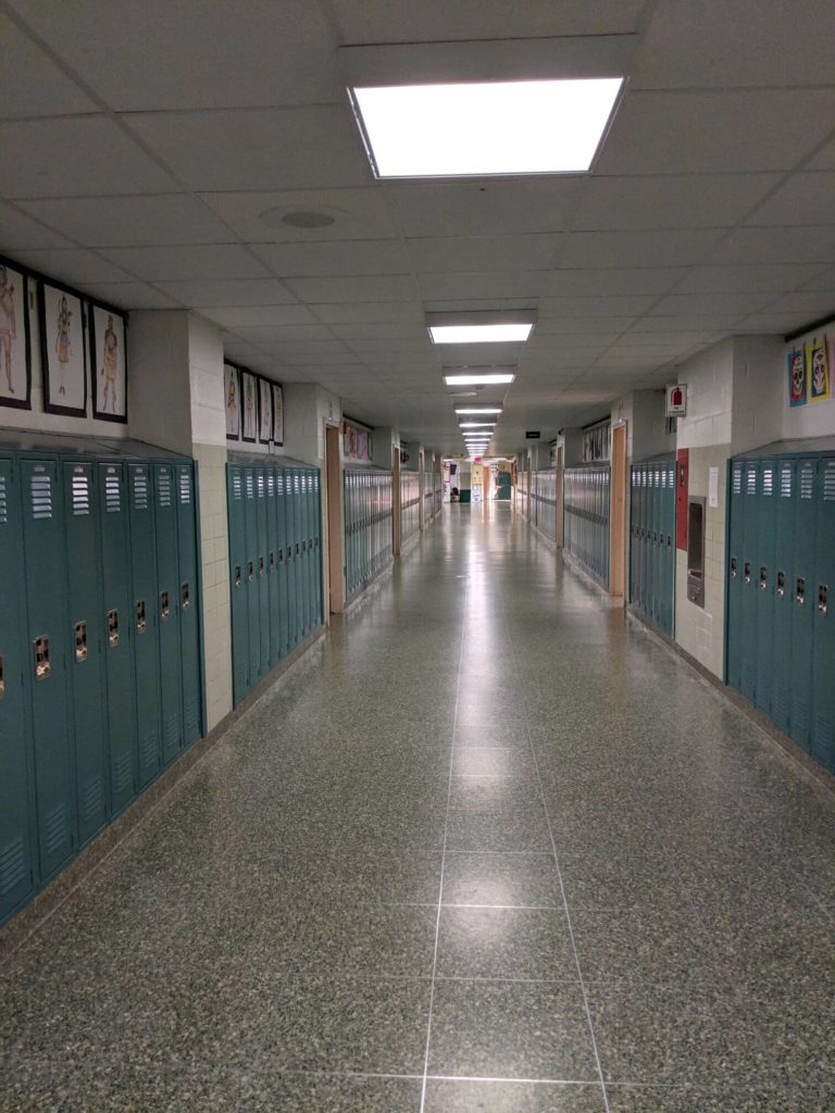 brentwood high school corridor