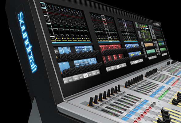 A Soundcraft audio system