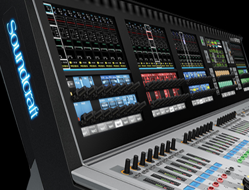 A Soundcraft audio system