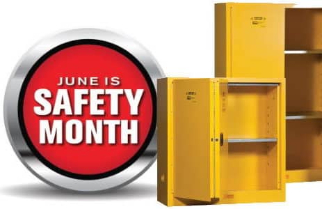 Yellow safe equipment for June Safety Month